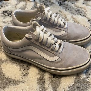 Van’s Women’s Gray & White Sneakers